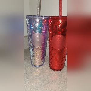 Starbucks Holiday Iridescent and Red Bundle